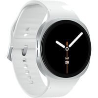 SAMSUNG Galaxy Watch8, Smartwatch silber, 44 mm, LTE, Sport Band M/L