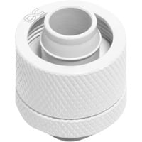 Alphacool Eiszapfen 16/10mm Anschraubtülle G1/4 - White, Verbindung weiß, für weiche Schläuche (PVC, Silikon, Neoprene)