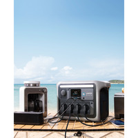 Anker SOLIX Tragbare Powerstation C1000X, PowerHouse 1.056Wh grau/schwarz, 1.800 Watt, 2.400 Watt SurgePad, PD