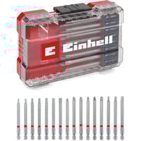 EINHELL  Bit-Set in M-CASE, 16-teilig, Bit-Satz extra lang, 90 mm