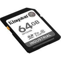 Kingston Industrial 64 GB SDXC, Speicherkarte schwarz, UHS-I U3, Class 10, V30, A1