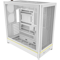 Montech HS02 , Tower-Gehäuse weiß, Tempered Glass x 2