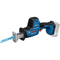 Bosch Professional Akku-Säbelsäge GSA 18V-24 Professional solo, 18Volt blau/schwarz, ohne Akku und Ladegerät, in L-BOXX