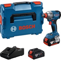 Bosch Professional Akku-Schlagschrauber GDX 18V-285 Professional, 18Volt blau, 2x Li-Ionen Akku 4,0Ah, in L-BOXX