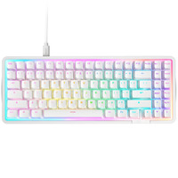 NZXT FUNCTION Elite MiniTKL, Gaming-Tastatur weiß, US-Layout, NZXT Swift