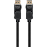 goobay Kabel DisplayPort 1.4 Stecker > DisplayPort Stecker schwarz, 1 Meter, 8K
