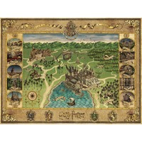 Ravensburger Puzzle Hogwarts Karte 1500 Teile