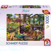 Schmidt Spiele Jeff Haynie: Gartenhaus, Puzzle 1000 Teile
