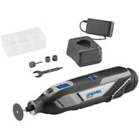 Dremel Akku-Multifunktions-Werkzeug 8240-5, 12Volt schwarz/grau, Li-Ion-Akku 2Ah, 5-teiliges Zubehör