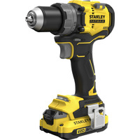 Stanley Akku-Bohrschrauber (SFMCD725D2K-QW), 18Volt schwarz/gelb, 2x Li-Ion-Akku 2,0Ah, in Koffer
