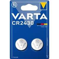 VARTA Lithium Coin Knopfzelle CR2430, Batterie 2 Stück
