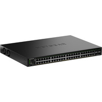 Netgear Smart Managed Essentials Switch (GS348TPv2) schwarz, 380W PoE Budget