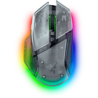 Razer Basilisk V3 Pro 35K - Phantom White Edition, Gaming-Maus weiß/transparent
