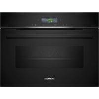 Siemens CM724G1B1 IQ700, Backofen schwarz/edelstahl, mit Mikrowellenfunktion, 60 cm, Home Connect