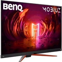 BenQ MOBIUZ EX480UZ, OLED-Monitor 121 cm (48 Zoll), schwarz/rot, UltraHD/4K, USB-C, AMD Free-Sync, 120Hz Panel
