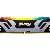 Kingston FURY CU-DIMM 24 GB DDR5-8400, Arbeitsspeicher silber/schwarz, KF584CU40RSA-24, FURY Renegade RGB, INTEL XMP