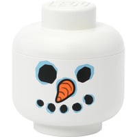 Room Copenhagen LEGO Storage Head "Snowman", klein, Aufbewahrungsbox weiß