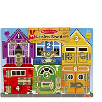 Spin Master Melissa & Doug - Motoriktafel Schlösser, Geschicklichkeitsspiel 