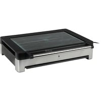 WMF LONO Tischgrill mit Glasdeckel, Elektrogrill schwarz/edelstahl, 2.200 Watt