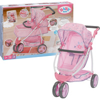 ZAPF Creation BABY born Deluxe Puppenwagen Blumen 