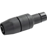 Alphacool ES Schnellverschlusskupplung TPV PushIn Male, Verbindung schwarz (matt)