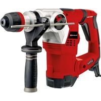 Einhell Bohrhammer TE-RH 32 4F Kit rot/schwarz, 1.250 Watt, inkl. Bohrer, Spitz- und Flachmeißel