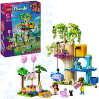 LEGO 42666 Friends Katzengeburtstagsparty & Baumhaus, Konstruktionsspielzeug