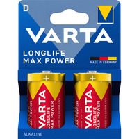 VARTA Longlife Max Power Batterie LR20, D (Mono) 2 Stück