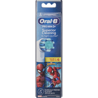Braun Oral-B Pro Kids Spiderman 4er Pack, Aufsteckbürste weiß