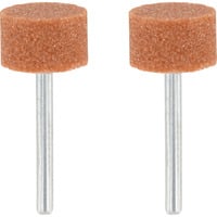 Dremel Korund-Schleifspitze Ø 15,9 mm (8193) , Schleifstift 2 Stück, Schaft Ø 3,2mm