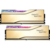 G.Skill DIMM 64 GB DDR5-6000 (2x 32 GB) Dual-Kit, Arbeitsspeicher gold, F5-6000J2636H32GX2-TR5NG, Trident Z5 Royal Neo, AMD EXPO