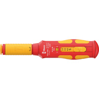 Wera VDE Drehmoment-Schraubendreher 7615 Kraftform Safe-Torque Speed  rot/gelb, 2,4–4,0 Nm