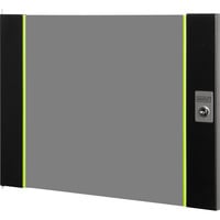 Digitus Glas-Fronttür für 19" 9HE Wandgehäuse Unique Serie, Frontpanel schwarz, 9 Höheneinheiten