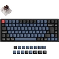 Keychron K2 Pro, Gaming-Tastatur schwarz/blaugrau, DE-Layout, Keychron K Pro Brown, Hot-Swap, Aluminiumrahmen, RGB