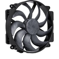 Noctua NF-A14x25r G2 PWM chromax.black, Gehäuselüfter schwarz, 140 mm