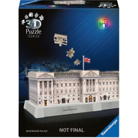 Ravensburger 3D Puzzle Iconics: Buckingham Palace - mit Licht 216 Teile