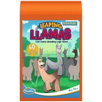 THINK FUN Flip n’ Play - Leaping Llamas, Brettspiel 