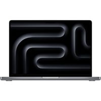 Apple MacBook Pro (14") 2023 CTO, Notebook grau, M3 10-Core GPU, MacOS, Amerikanisch, 36 cm (14.2 Zoll) & 120 Hz Display, 1 TB SSD