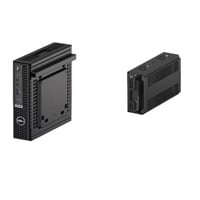 Dell OptiPlex Micro- und Thin Client-VESA-Dualhalterung mit Adapterklammer schwarz