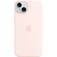 Apple Silikon Case mit MagSafe, Handyhülle hellrosa, iPhone 15 Plus