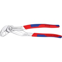 KNIPEX Cobra Rohr- / Wasserpumpen-Zange 87 05 250 rot/blau, Länge 250mm, für Rohre bis 2"