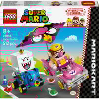 LEGO 72038 Super Mario - Mario Kart: Wario & König Buu Huu, Konstruktionsspielzeug