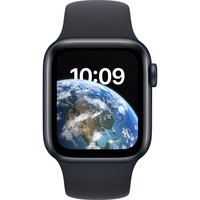 Apple Watch SE (2022), Smartwatch nachtblau, 40mm, Sportarmband, Aluminium-Gehäuse, LTE