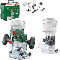 Bosch Akku-Oberfräse AdvancedTrimRouter 18V-8 Combi Set grün/schwarz, ohne Akku und Ladegerät, POWER FOR ALL ALLIANCE