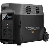 EcoFlow DELTA Pro EU, tragbare Powerstation schwarz, 3.600 Wh, X-boost 4.500W, LFP-Akku