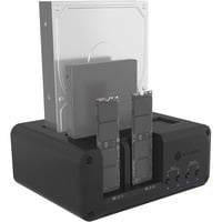 ICY BOX IB-2925MS-CU31, Dockingstation schwarz