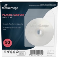 MediaRange CD/DVD Plastikhüllen, Schutzhülle 50 Stück, Bulk