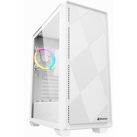Sharkoon VS8 RGB , Tower-Gehäuse weiß, Tempered Glass
