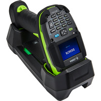 Zebra DS3678-ER, Barcode-Scanner schwarz/grün, 2D, Bluetooth, USB, RS232, Tastaturweiche, Cradle-Montageplatte