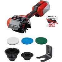 EINHELL Akku-Oberflächenbürste PICOBELLA 18/90, Unkrautentferner rot/schwarz, ohne Akku und Ladegerät